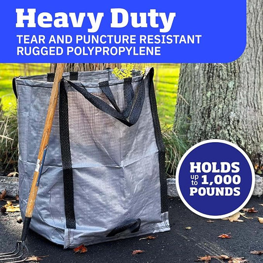 DURASACK Heavy Duty Home and Yard Bags 48-Gallon Reusable Self-Standing Lawn - Image 2