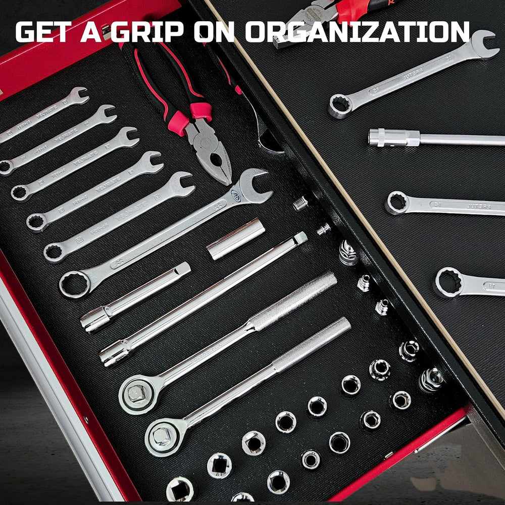ONREVA Tool Box Liner 20 inch Wide x 28 ft Large, Thick Heavy Duty Toolbox Dr...