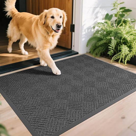 Front Door Mat, Non-Slip Backing Welcome Mats - Image 2