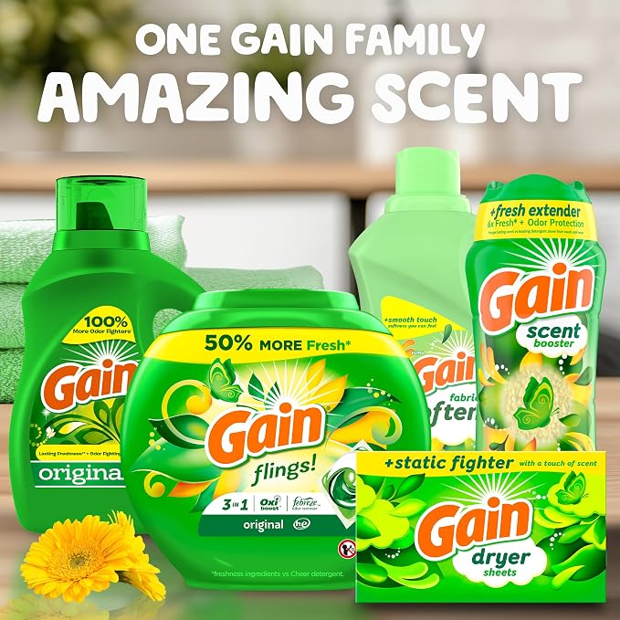 Gain Fireworks In-Wash Scent Booster Beads, 24 oz, Laundry Scent Boosters - Image 7