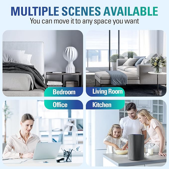STEALTH Air Purifiers for Home Allergies Pets Hair Dander Pollen Up to 1345 - Image 7