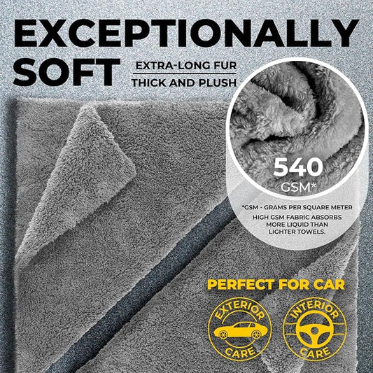 Edgeless Microfiber Towels for Cars – 6pk - Image 2