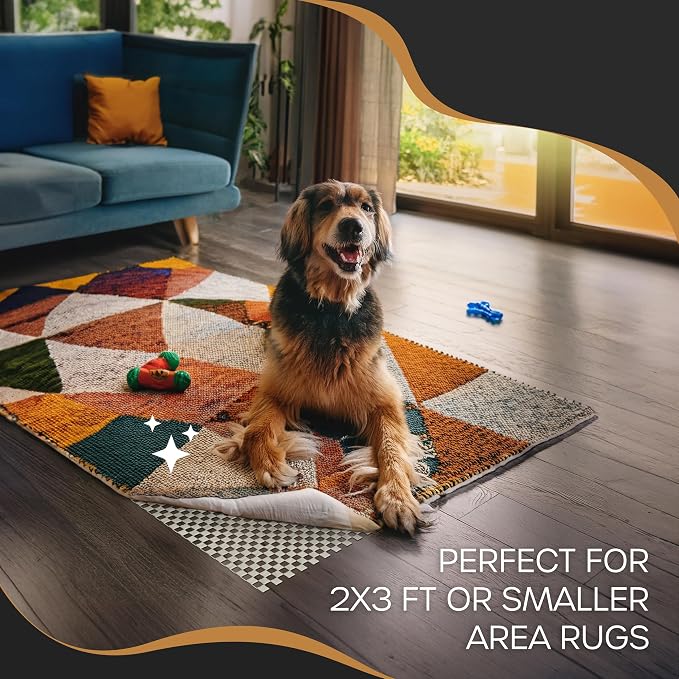 Nevlers 2 Ft x 3 Ft Rug Gripper Pad | Non Slip Rug Pads - Image 9