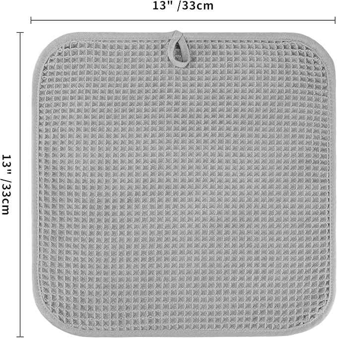Microfiber Waffle Face Towels, 2 Pieces, Fast Drying, Lint Free - Image 7
