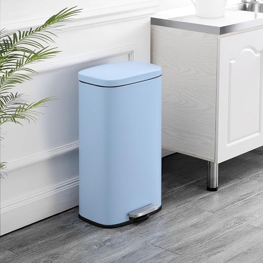 happimess HPM1011G Curtis 8-Gallon Step-Open Trash Can, Fingerprint Resistant - Image 2