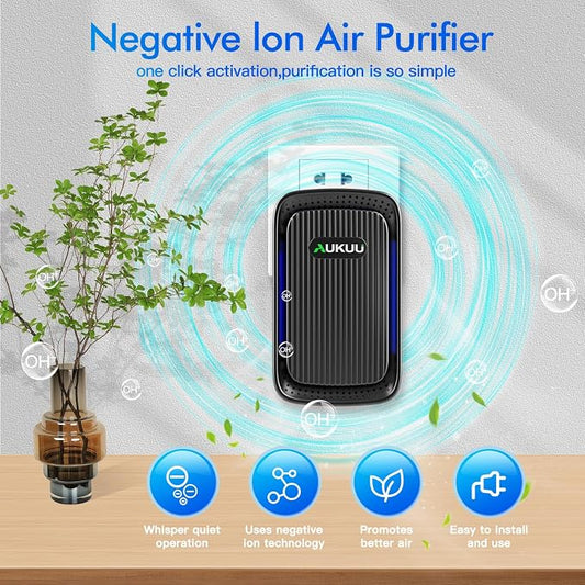 Air Ionizers (4 Pack)- Plug In Negative Ion Air Purifiers - Image 2