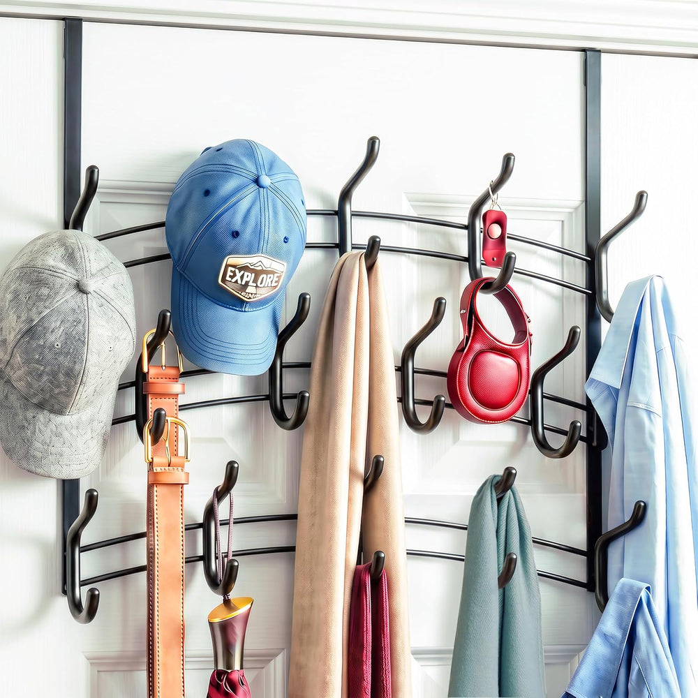 LYNK Professional® Home™ Over the Door Hooks - 28 Hook – Over the Door Coat R...