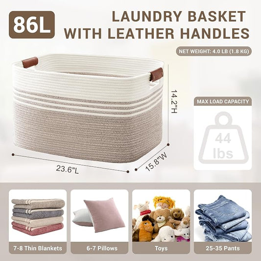 86L Extra Large Laundry Basket - Image 2