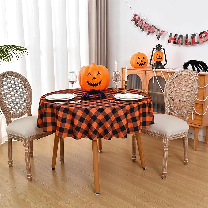 Waterproof Plaid Tablecloth Fabric - Image 9