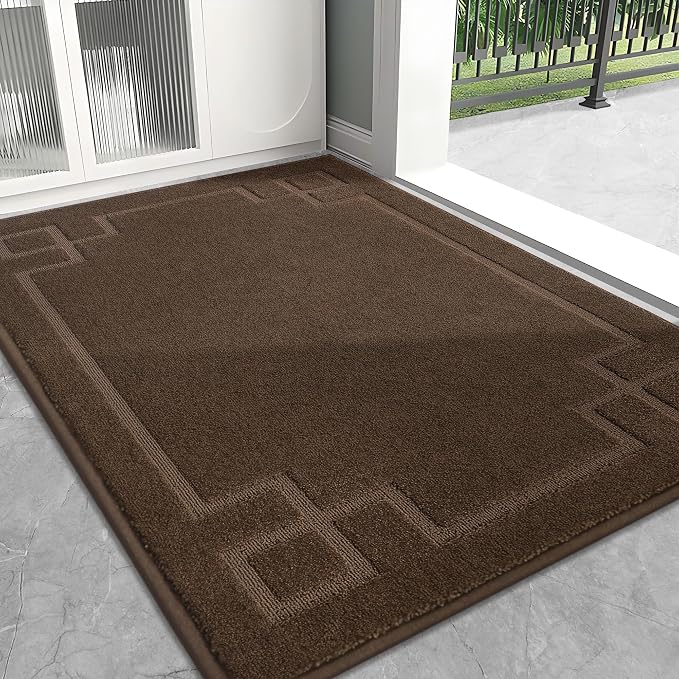 BEQHAUSE Door Mat 32" x 48", Non-Slip Door Mats Indoor Entryway Rugs Washable - Image 9