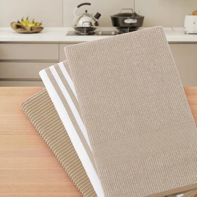 Homaxy Premium Kitchen Towels, Large Cotton 380 GSM Kitchen Hand Towels - Image 7