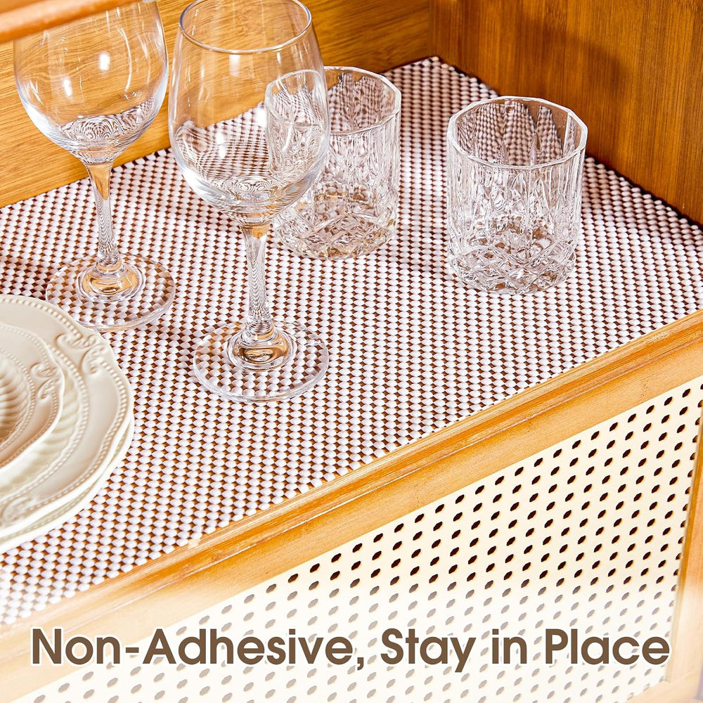 Shelf Liner for Kitchen Cabinets and Drawers, White, 24" x 240"