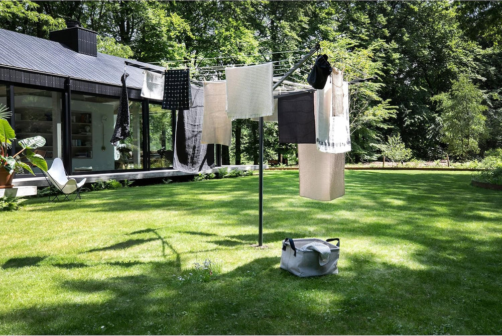 Brabantia Topspinner Outdoor 4 Arm Spinning Clothesline (164 ft/Ø 1.8") ...