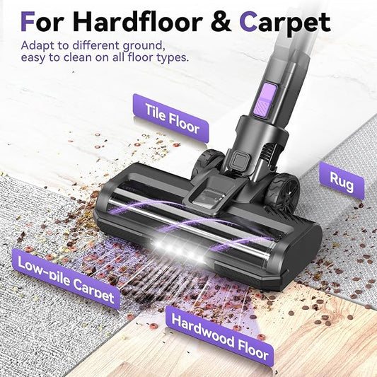 DEVOAC S10 Cordless Vacuum Cleaner, 45Kpa 50mins Lightweight Stick Vacuum - Image 2