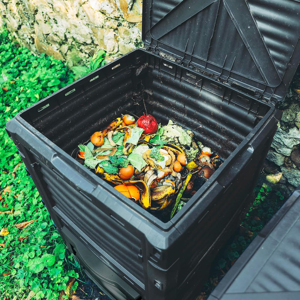 Simply Bio Garden Compost Bin from BPA-Free Material - 80 Gallon (300 L) Larg...