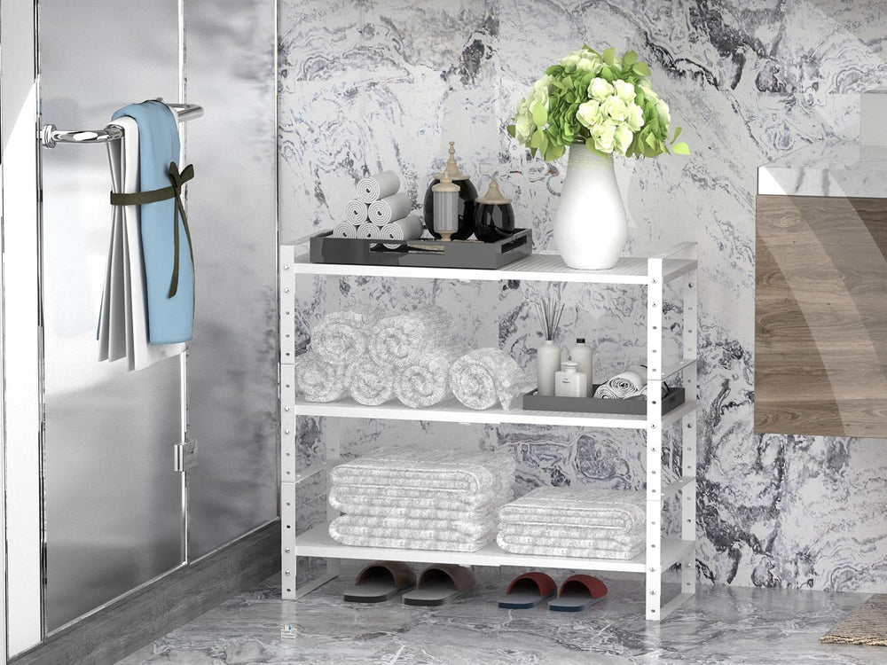 Jojocross Expandable Stackable Aadjustable Shoe Rack Pantry Shelf for Kitchen...