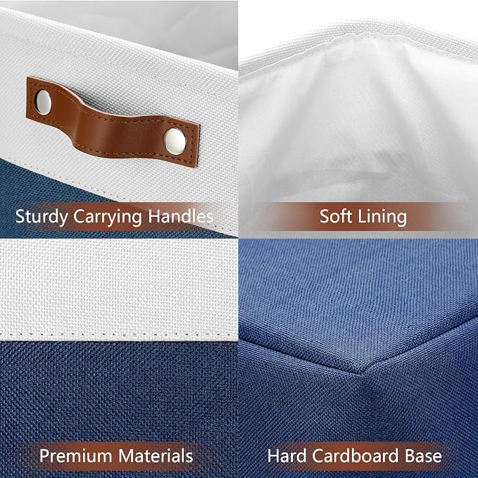 DULLEMELO Extra Large Storage Baskets, Fabric Storage Bins - Image 7