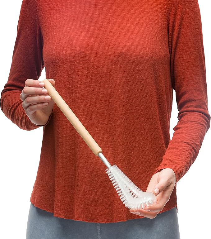 Redecker Urinal Toilet Brush, Oiled Beechwood Handle, 14-3/4-Inches, Made in - Image 2