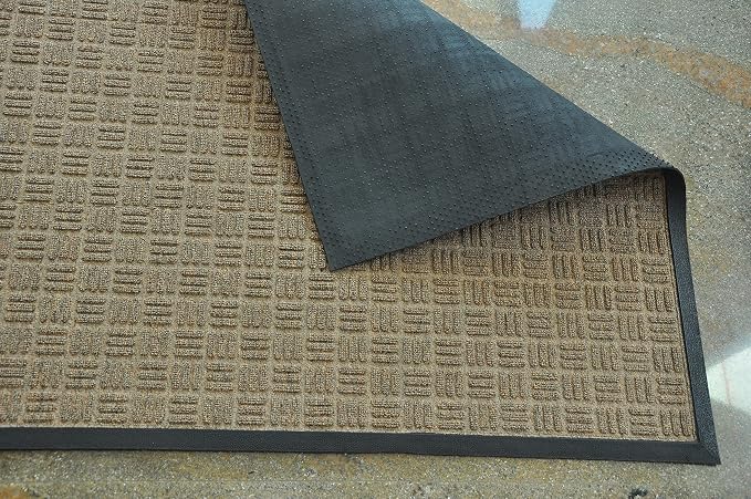 Kempf Water Retainer Entrance Mat, Indoor Outdoor Rubber Rug, Moisture Trapping - Image 5