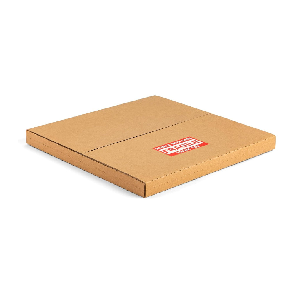 12-inch Vinyl Record Shipping Boxes, 12.8x12.8x1 inch, 25-Pack