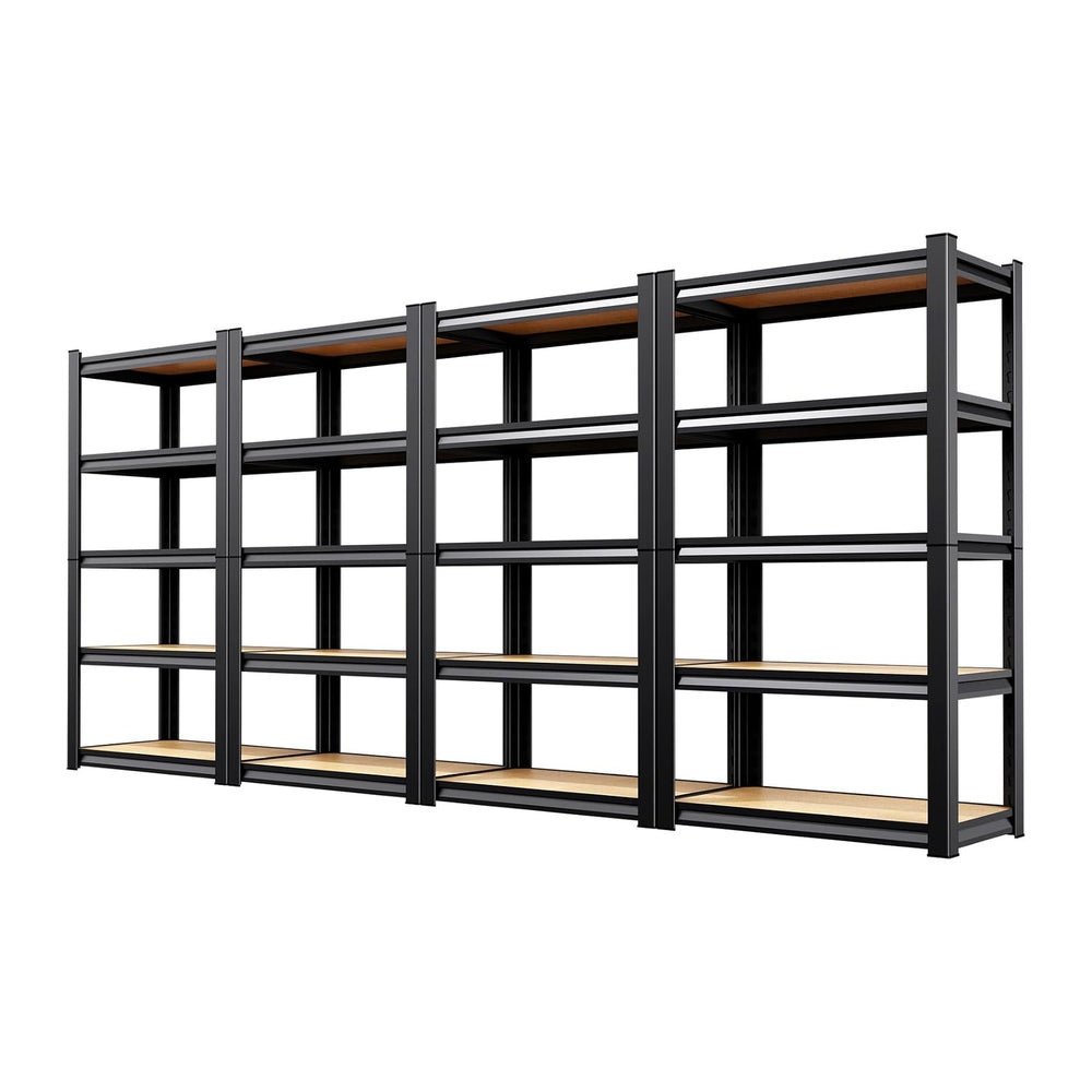 4 Pack Garage Shelving Heavy Duty 5-Tier Storage Shelves, Adjustable Shelving...