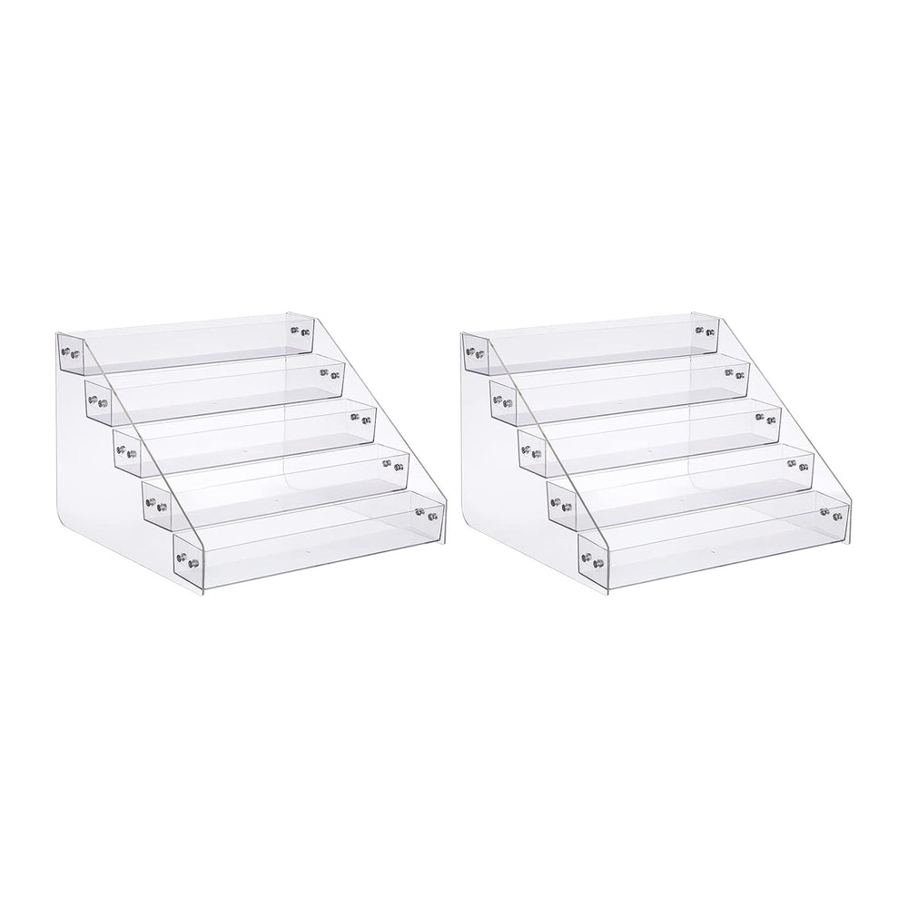 Acrylic Spice Rack, Tiered Spice Rack Shelf Seasoning Organizer