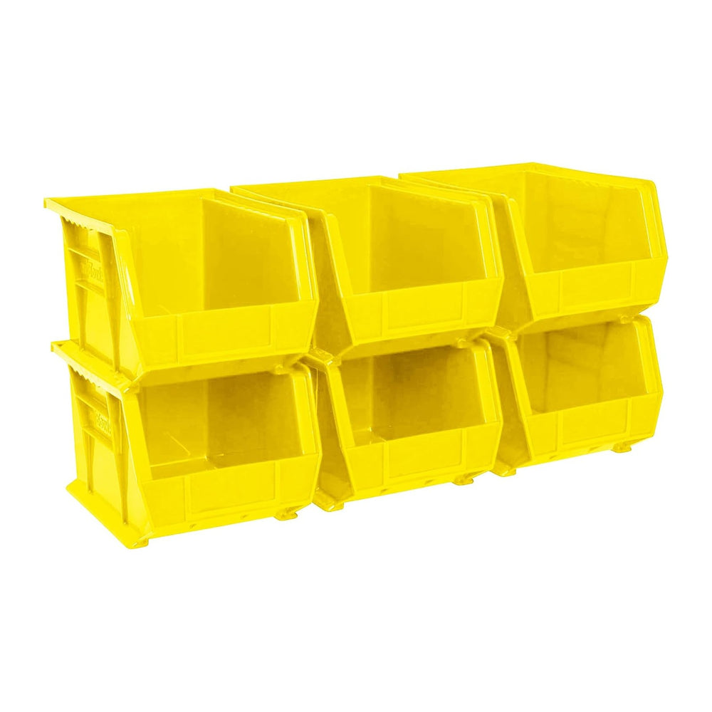 Akro-Mils 30239 AkroBins Plastic Storage Bins, 11"x8"x7", Yell...