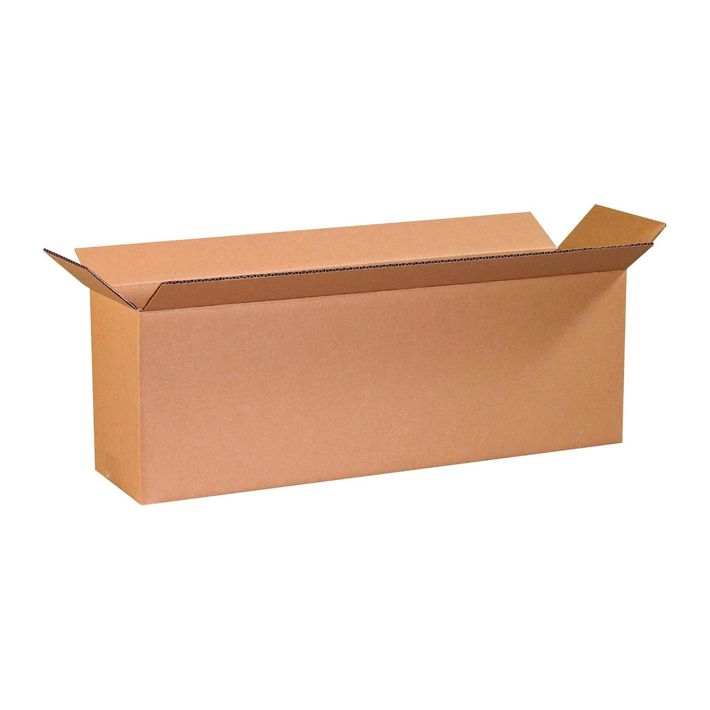 BOX USA Long Boxes Holds 65lbs, 24x6x8 25-Pk for Shipping & Packing