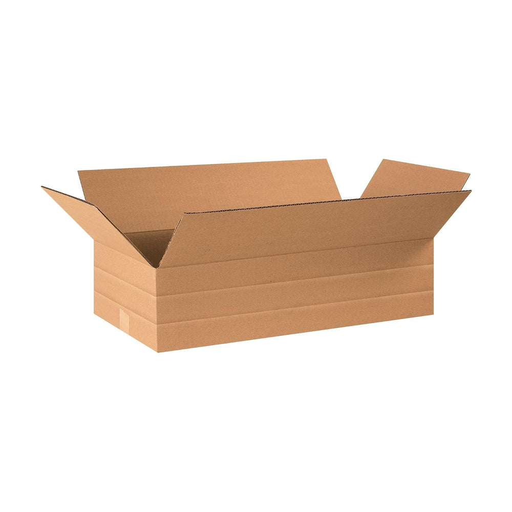Box USA MD24126 Multi-Depth Corrugated Cardboard Box 24" L x 12" W ...