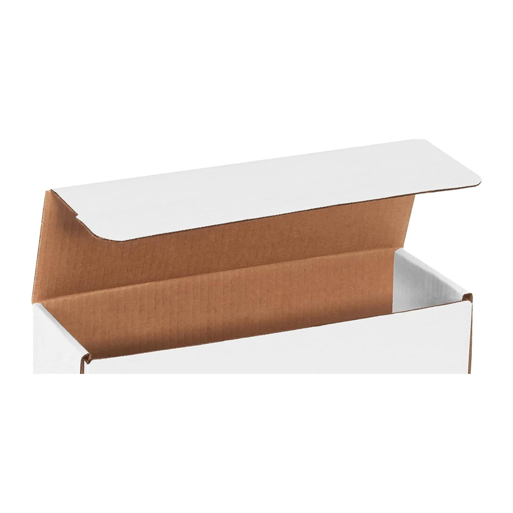 BOX USA Shipping Boxes Small 12"L x 4"W x 4"H, 50-Pack | White...