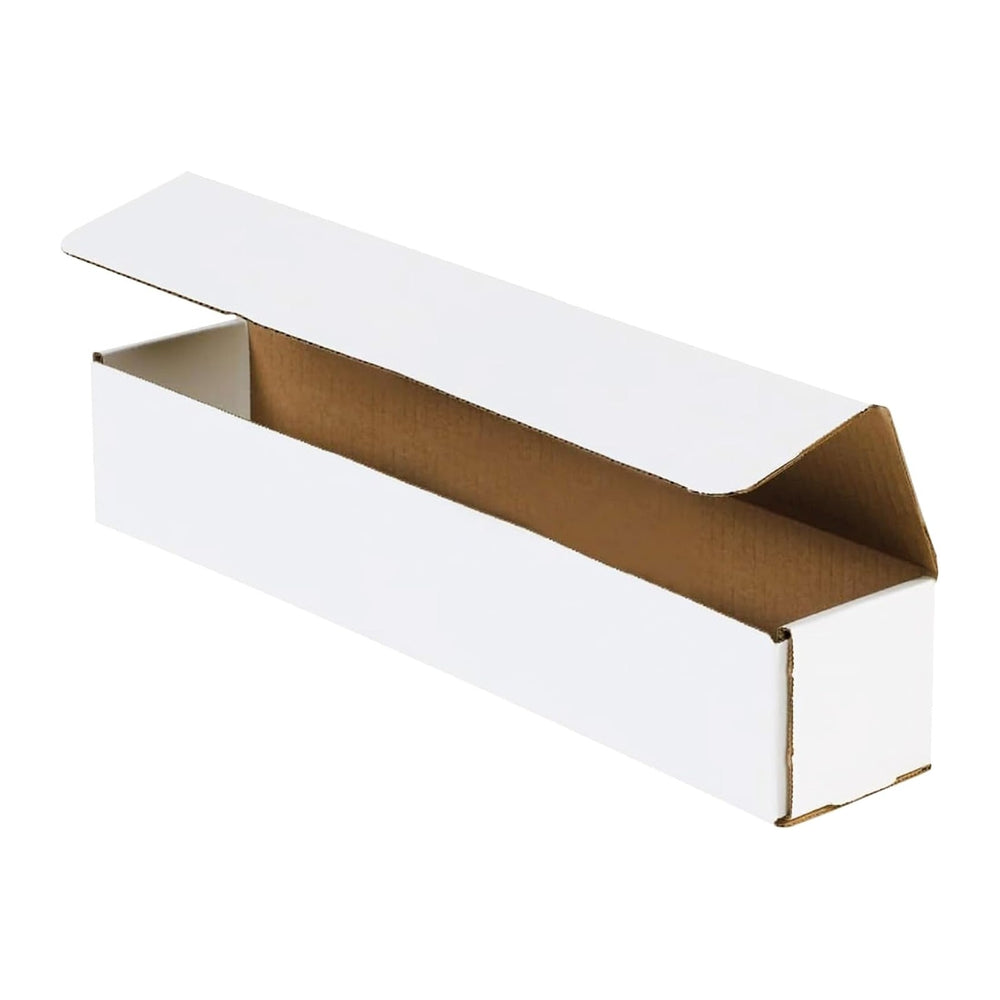 Box USA Small Box Mailers 12x2x2" White (Pack of 50) Corrugated Cardboar...