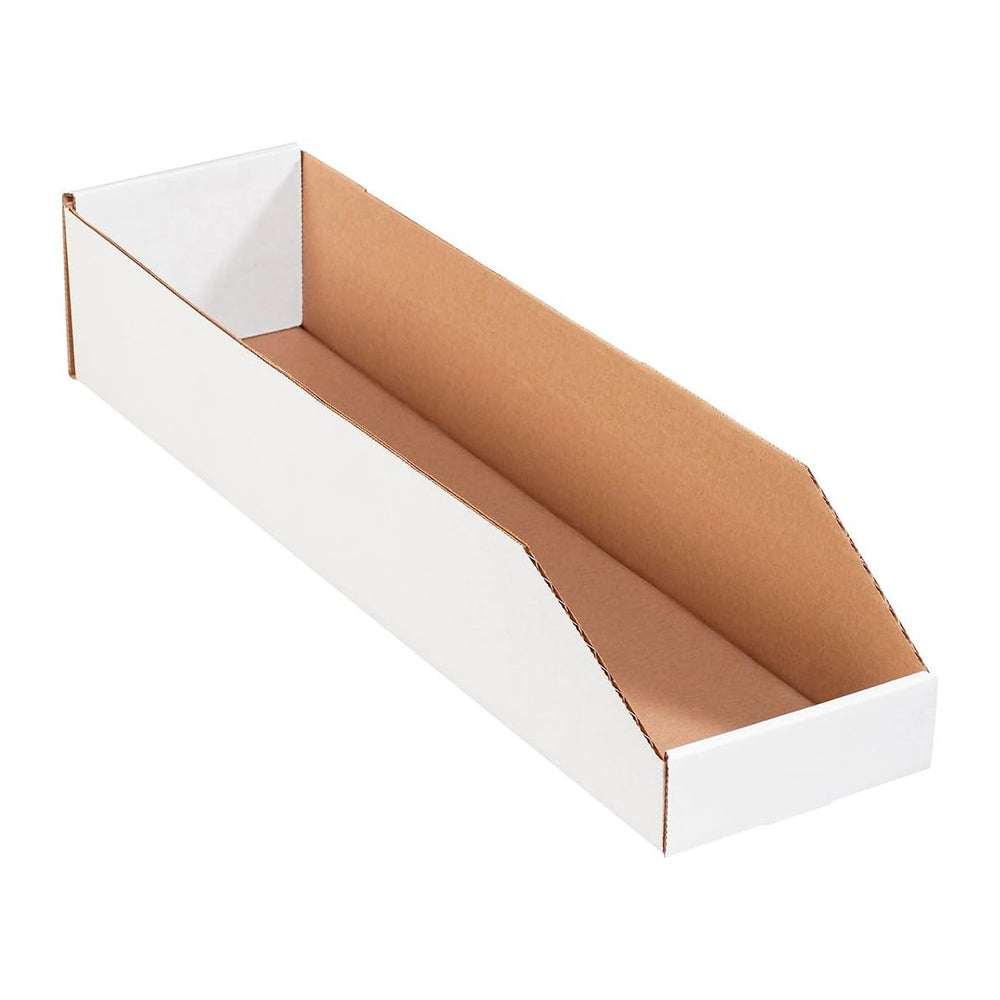 Box USA Storage Bins Large 4"L x 24"W x 4 1/2"H 50-Pack - Corr...