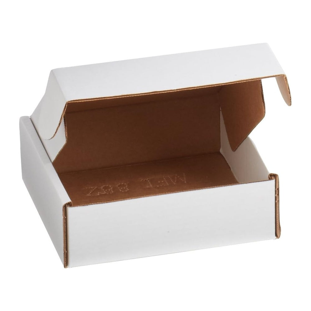 BOX USA White Deluxe Literature Mailers 8x8x2.75 50-Pk Shipping