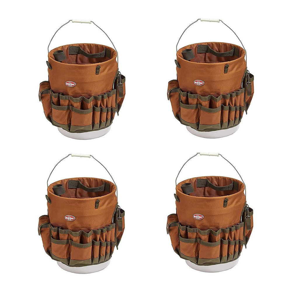 Bucket Boss The Bucketeer Bucket Tool Organizer in Brown, 10030 (Pack of 4)