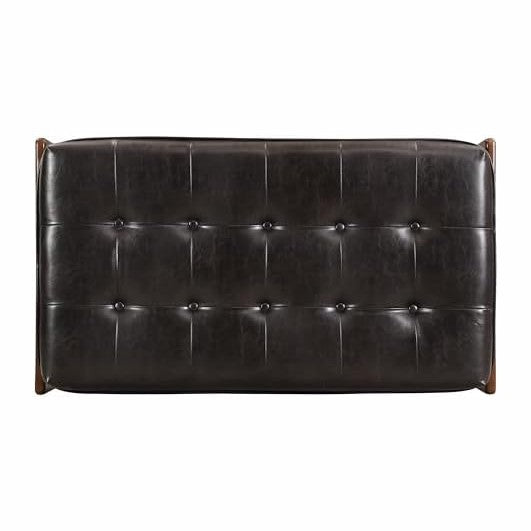 Christopher Knight Home Penley Modern Rectangular Faux Leather Upholstered Li...