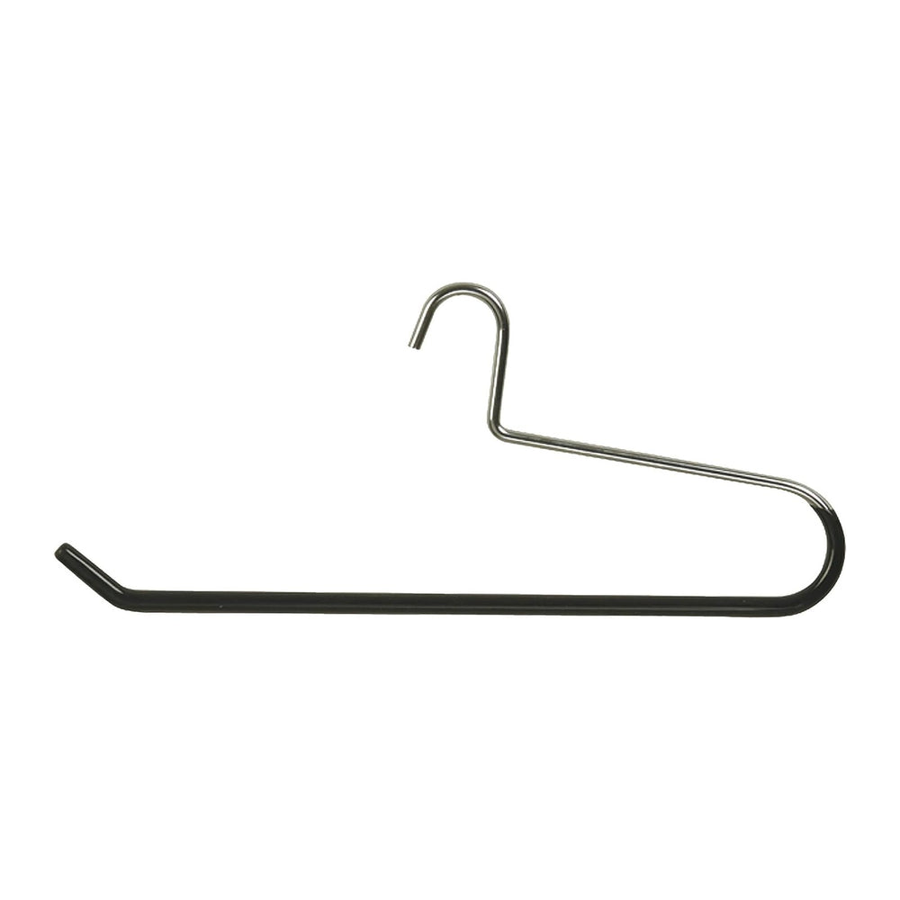 Chrome Quilt Hanger with Black Nonslip Vinyl Coating in 17" Length X 3/8...