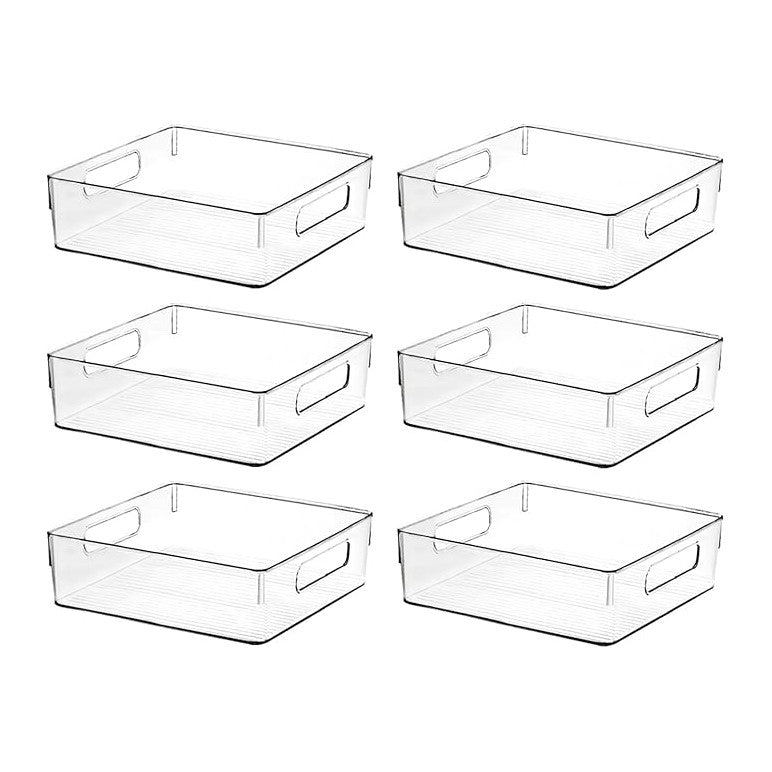 Clear Plastic Storage Bins, Pantry Organizers and Storage or Kitchen