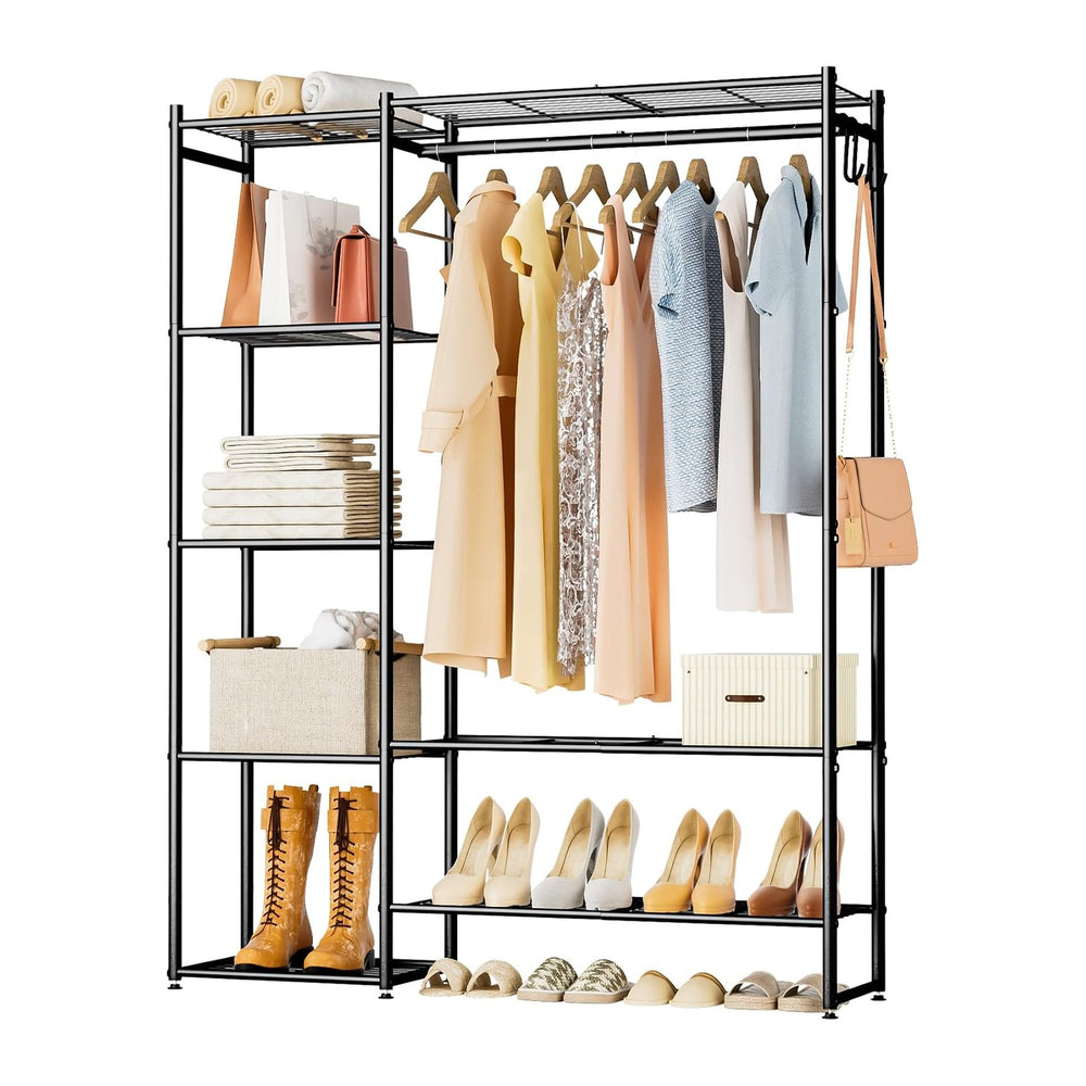 Closet Wardrobe, Closet Organizers and Storage System, Metal Clothes Rack
