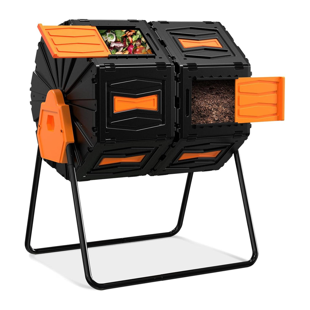 Compost Tumbler, Easy Assemble & Efficient Outdoor Compost Bin, 45 Gallon...