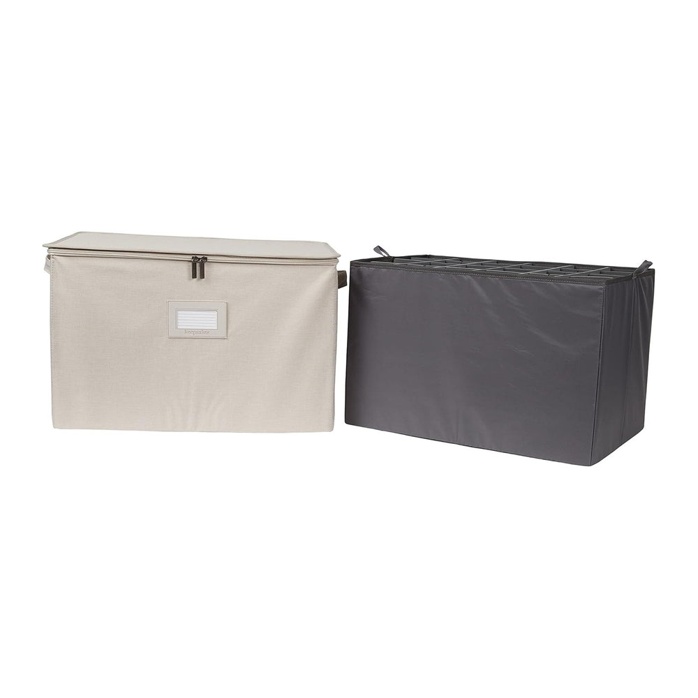 Covermates Keepsakes - Adjustable Zip-Top Storage Box - Configurable FlexGrid...