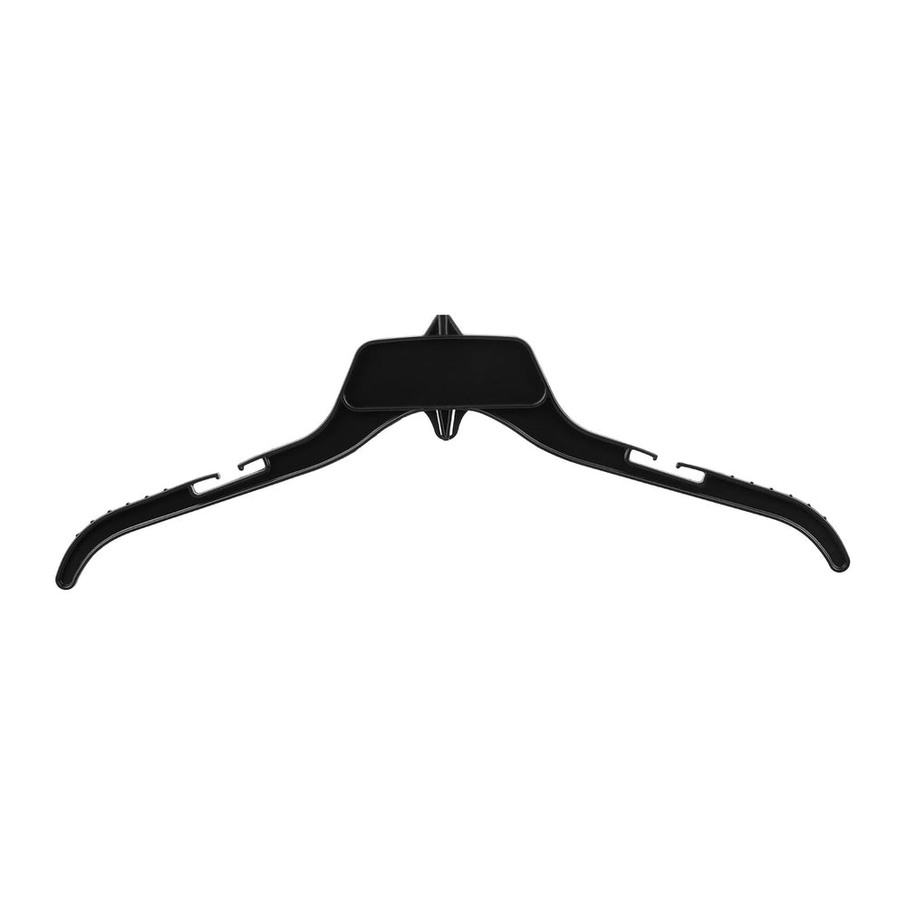 DEILSY™ Black Plastic Hangers 100 Pack Durable Slim Hangers