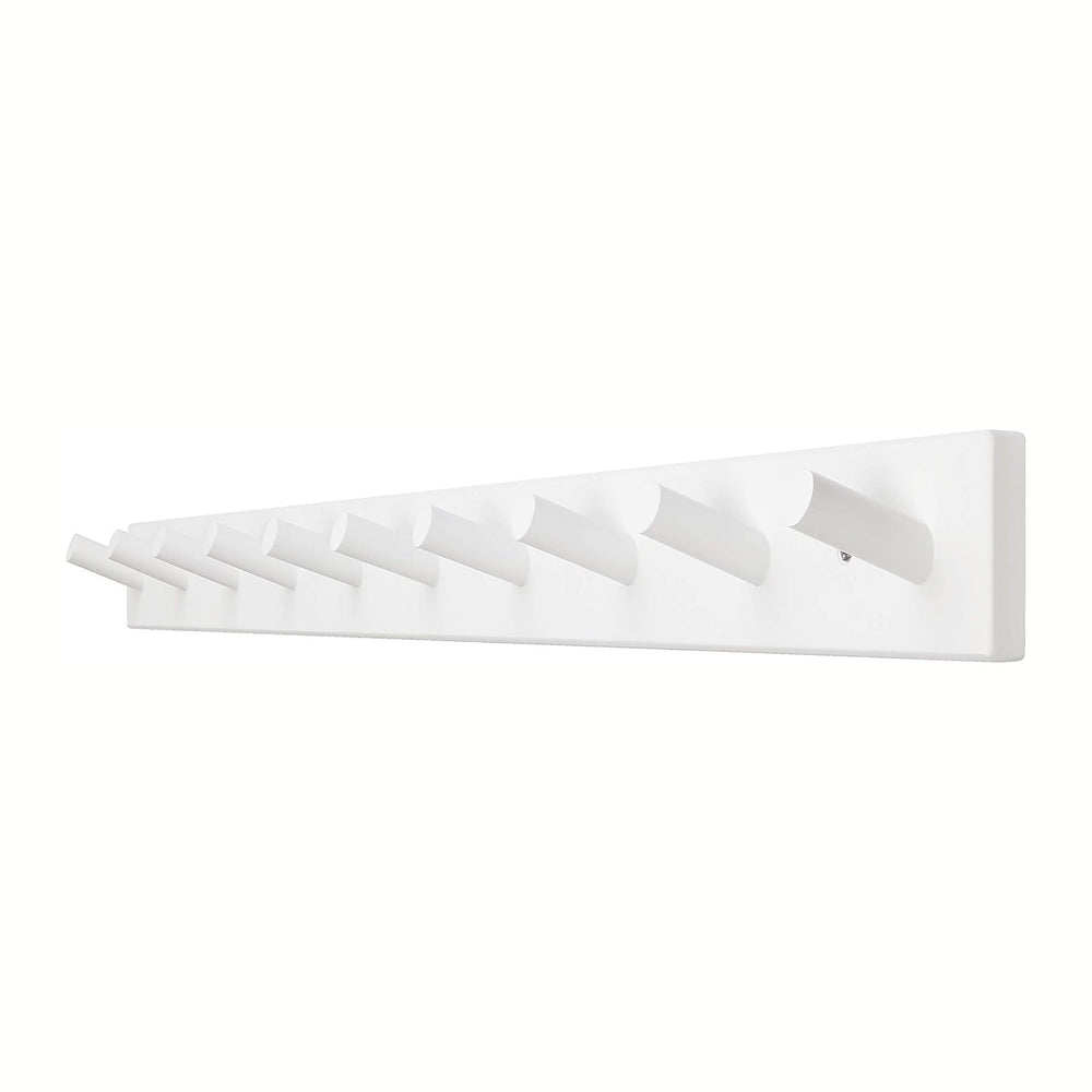Dseap Coat Rack Wall Mounted - 10 Peg Hooks, 38-1/4" Long, Heavy Duty Wa...