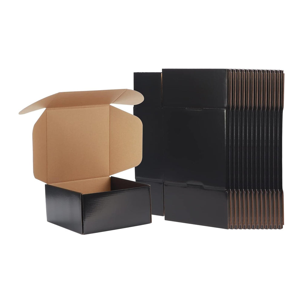 EXYGLO Shipping Cardboard Boxes for Small Business, Packing and Mailing, 8x8x...