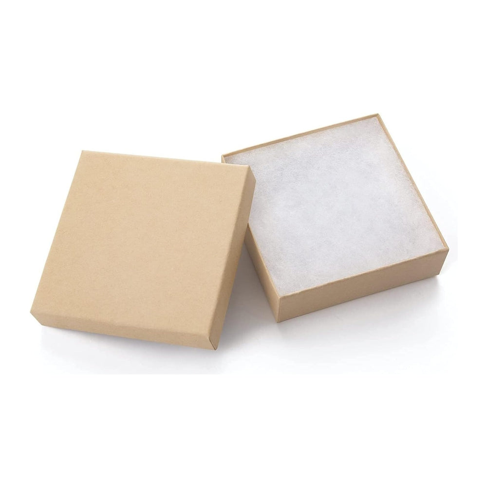 GEFTOL Jewelry Gift Boxes 96 Pack 3.5x3.5x1 Inch Cardboard Jewelry Boxes,Smal...