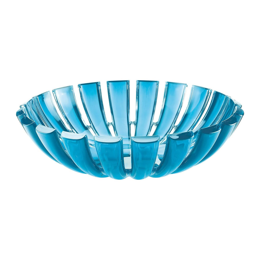 Guzzini Dolcevita Series Square Plastic Bread Serving Basket, Modern Striped ...