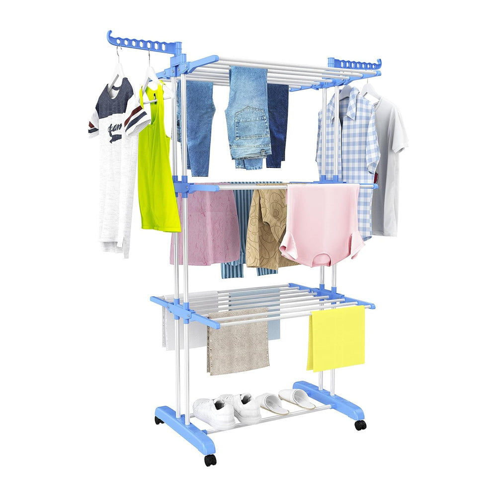 HOMIDEC Clothes Drying Rack, 4-Tier(67.7" H) Foldable Drying Rack Clothing