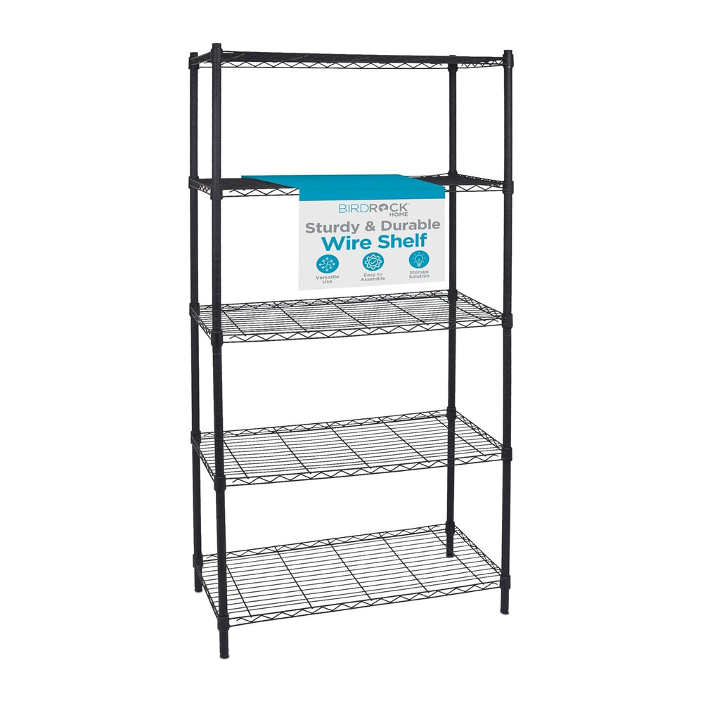 Internet's Best 5-Shelf Adjustable Wire Shelving | Heavy Duty Storage Rac...