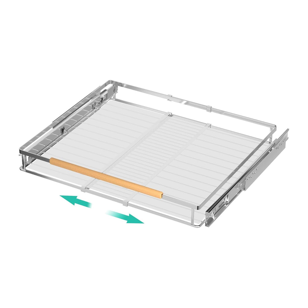 iPEGTOP Pull Out Cabinet Drawer Shelf Organizer, Extendable Sliding Slide Out...