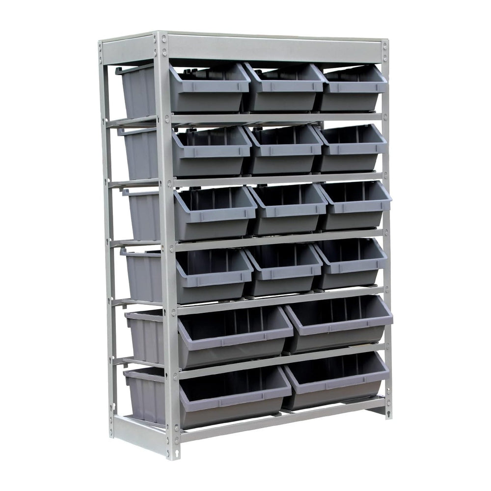 King's Rack Bin Rack Storage System Heavy Duty Steel Rack Organizer Shelv...