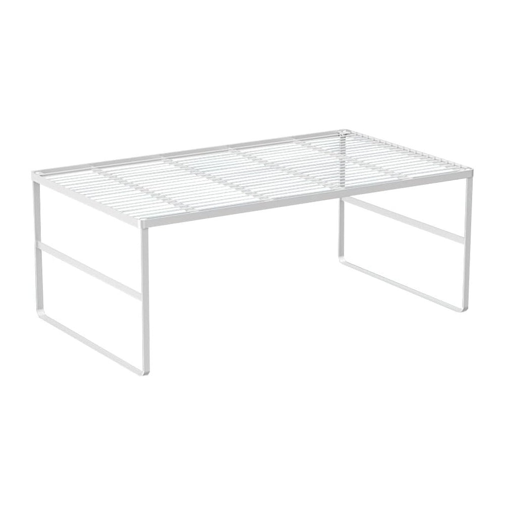 Kitchen Cabinet Storage Shelf Stackable Wire Spice Rack Organizer Heavy Duty ...